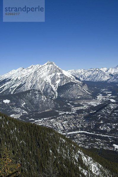 Berg  Felsen  Tal  hoch  oben  Nordamerika  umgeben  Ansicht  Unterricht  UNESCO-Welterbe  Alberta  Banff