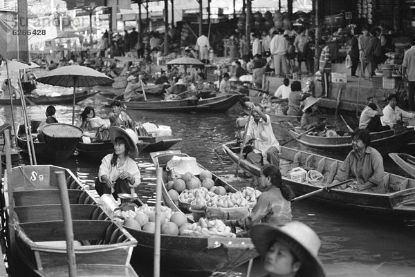 Bangkok  Hauptstadt  schwimmender Markt  schwimmende Märkte  Thailand