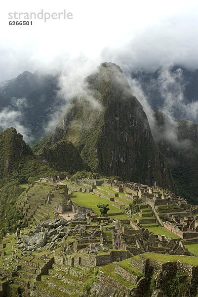 Machu Picchu  UNESCO World Heritage Site  Peru  Südamerika