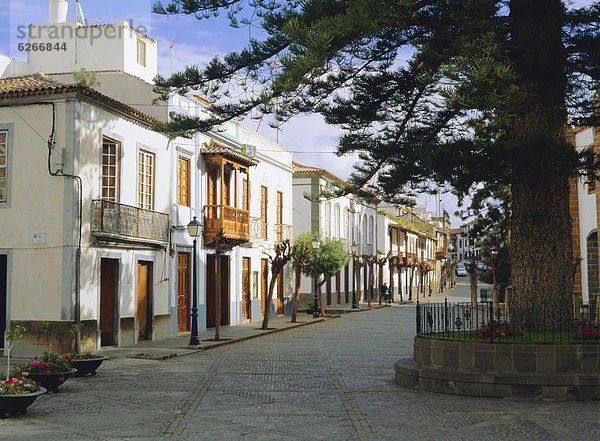 Schönheit Gebäude Stadt Kanaren Kanarische Inseln Gran Canaria Spanien