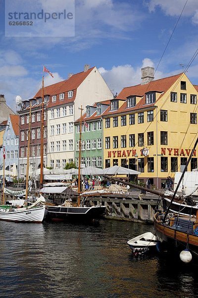 Nyhavn  Kopenhagen  Dänemark  Skandinavien  Europa