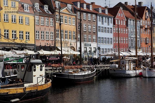 Nyhavn  Kopenhagen  Dänemark  Skandinavien  Europa