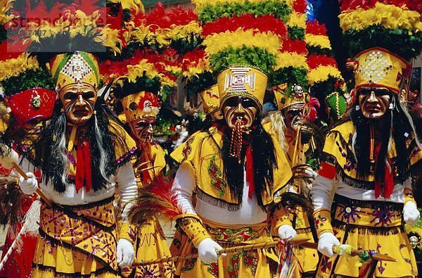 tanzen zeigen Bolivien Teufel Südamerika