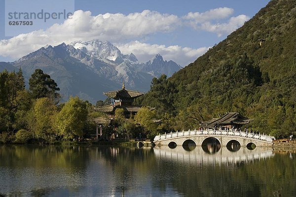 Berg  schwarz  China  Asien  Drache  Lijiang  Schnee  Yunnan