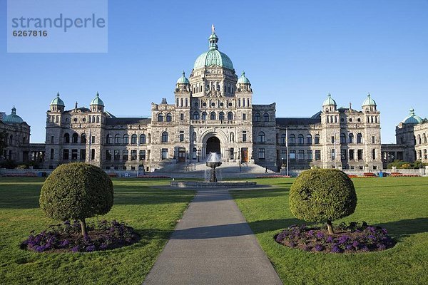 Parlamentsgebäude  Victoria  Vancouver Island  British Columbia  Kanada  Nordamerika