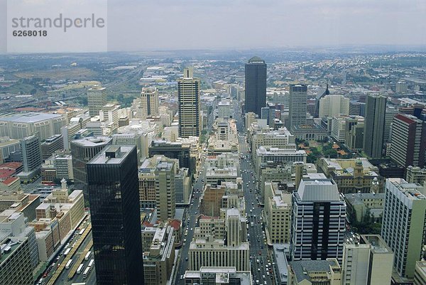 Großstadt  Ansicht  Luftbild  Fernsehantenne  Johannesburg