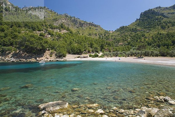 nahe Wasser Europa Ansicht Mallorca türkis Balearen Balearische Inseln Spanien