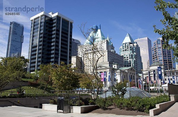 Nordamerika  British Columbia  Kanada  Innenstadt  Robson Square  Vancouver