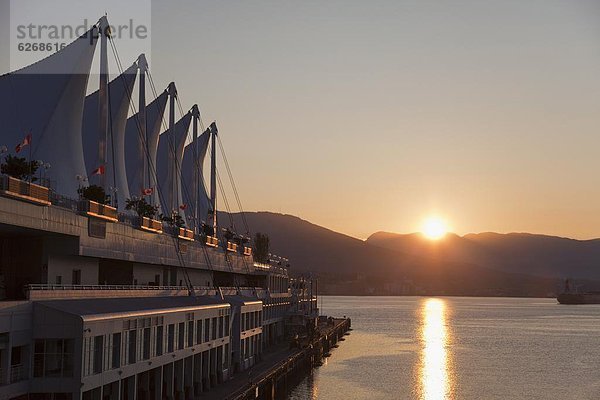 Sonnenaufgang  Nordamerika  British Columbia  Kanada  Platz  Vancouver