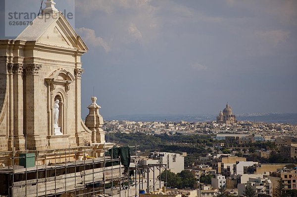 Kuppel  Europa  Kathedrale  Zitadelle  Kuppelgewölbe  Gozo  Malta