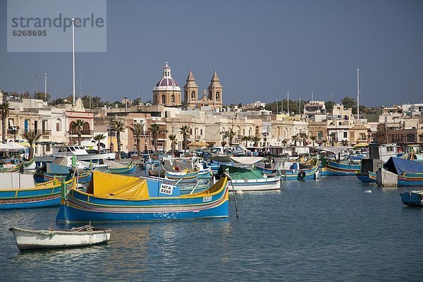 Marsaxlokk  Malta  Mittelmeer  Europa