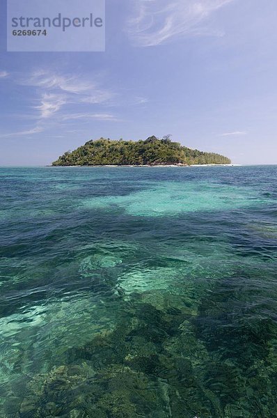 Bamboo Island in der Nähe von Phi Phi Don Island  Thailand  Südostasien  Asien