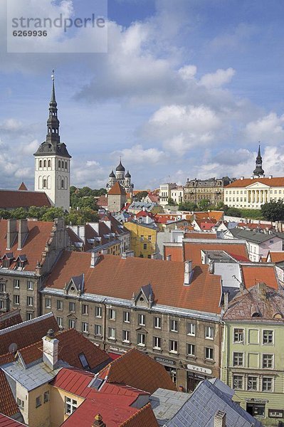 Tallinn  Hauptstadt  Dach  Kuppel  Europa  Stadt  Kathedrale  UNESCO-Welterbe  Estland  alt  Russisch-Orthodoxe Kirche