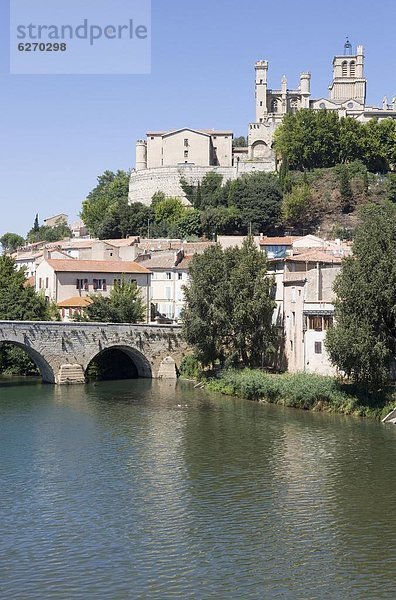 Frankreich  Europa  Ansicht  Beziers  Herault  Languedoc-Roussillon