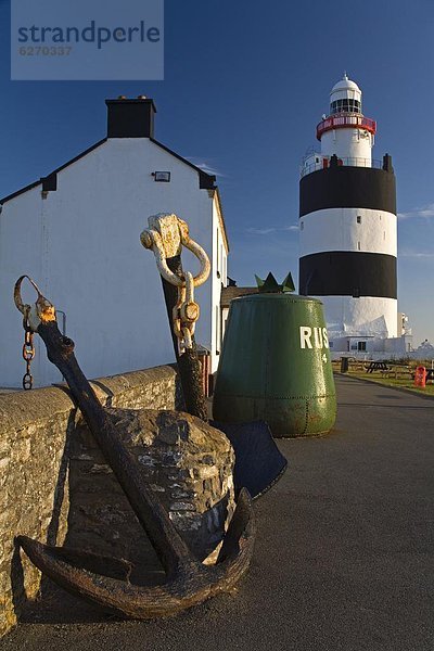 Haken Sie Head Lighthouse und Erbe-Mitte  County Wexford  Leinster  Irland  Europa