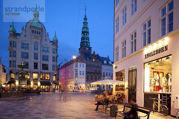 Europa  Restaurant  Dänemark  Kirche  Kopenhagen  Hauptstadt  Abenddämmerung  Skandinavien