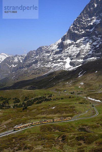 Europa  Richtung  Westalpen  Berner Oberland  Grindelwald  Scheidegg  Schweiz  Zug