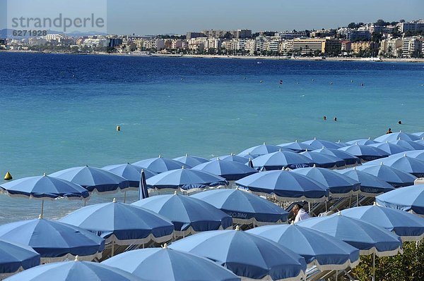 sehen Strand Regenschirm Schirm Provence - Alpes-Cote d Azur Cote d Azur Sonnenschirm Schirm