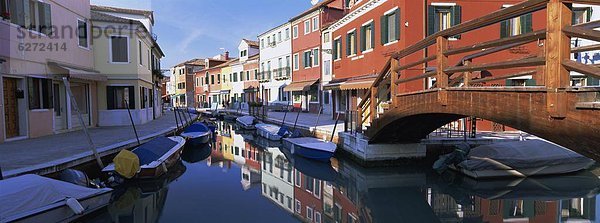 Europa Venetien Burano Italien