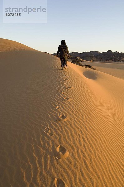 Tuareg  Akakus  Sahara Wüste  Fessan  Libyen  Nordafrika  Afrika