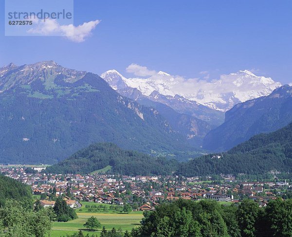 Europa  Westalpen  Berner Oberland  Interlaken  Schweiz