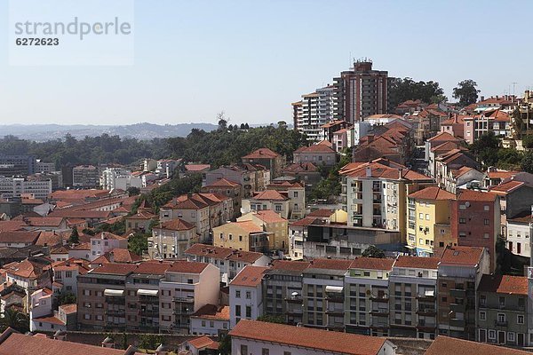 Dach  Europa  Großstadt  Fliesenboden  Coimbra  alt  Portugal