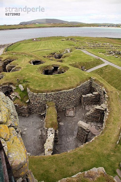 Europa  Mensch  Großbritannien  über  Beweis  Grundstück  Shetlandinseln  prähistorisch  Schottland