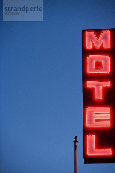 Vereinigte Staaten von Amerika  USA  Nordamerika  Nevada  Las Vegas  Motelschild