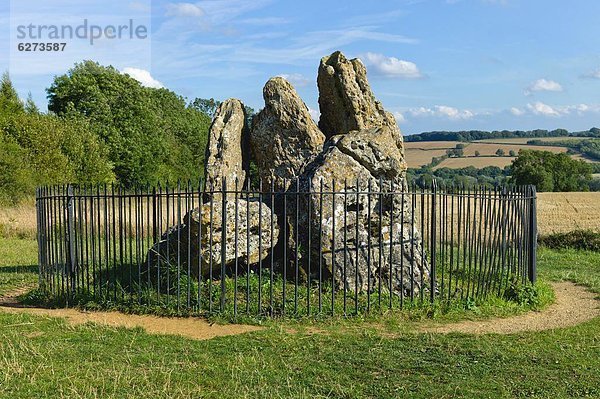 Europa  Großbritannien  antik  Grenze  England  Oxfordshire  Warwickshire