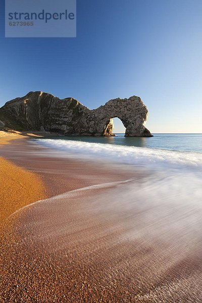 Europa  Winter  Strand  Großbritannien  Tür  UNESCO-Welterbe  Pause  Dorset  England