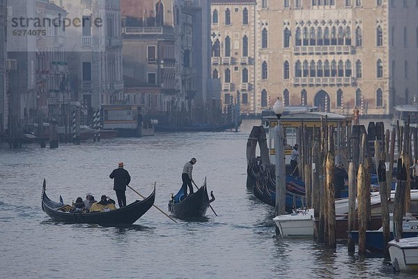 Canal Grande  Venedig  Veneto  Italien  Europa