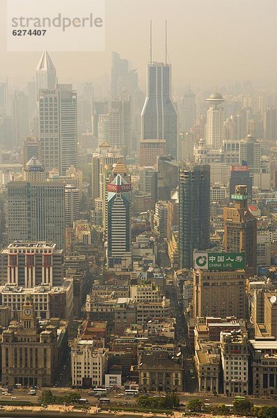 Ostasien  Ansicht  Luftbild  Fernsehantenne  Asien  Ortsteil  Perle  Shanghai