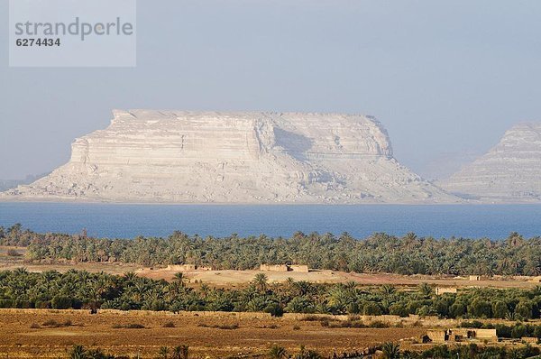 Nordafrika  Berg  See  weiß  Afrika  Siq el-Barid  Beida  Ägypten