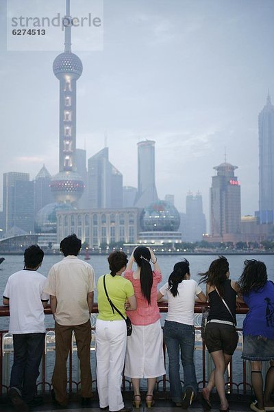 Mensch  sehen  Menschen  Ostasien  Asien  Ortsteil  Perle  Pudong  Shanghai
