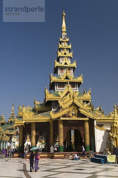 Shwedagon Pagode  Yangon (Rangoon)  Myanmar (Birma)  Asien