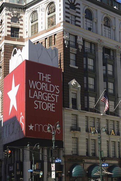 Macys Kaufhaus  Manhattan  New York City  New York  Vereinigte Staaten von Amerika  Nordamerika