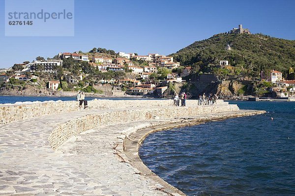 Hafen  Frankreich  Europa  Ansicht  Wellenbrecher  Languedoc-Roussillon