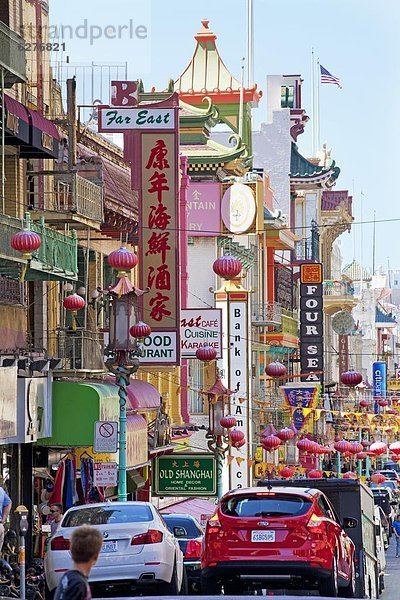Vereinigte Staaten von Amerika  USA  Anschnitt  Städtisches Motiv  Städtische Motive  Straßenszene  Straßenszene  Stadt  Nordamerika  China  Kalifornien