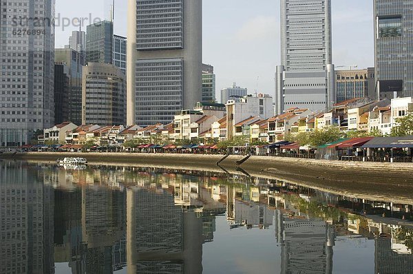 Finanzen  Boot  Kai  Ortsteil  Singapur  Südostasien