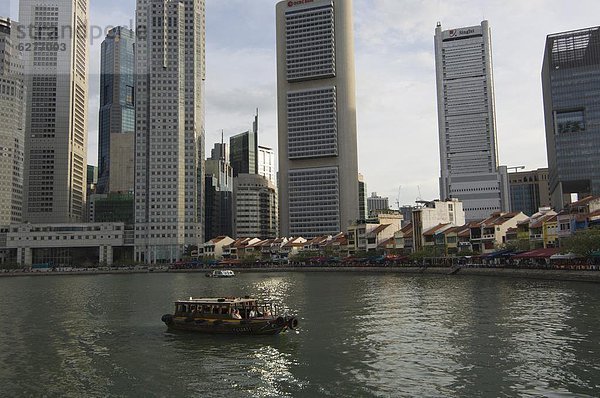 Fähre Boat Quay Singapur Südostasien