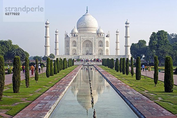 UNESCO Weltkulturerbe  Taj Mahal  Agra  Uttar Pradesh Zustand  Indien  Asien