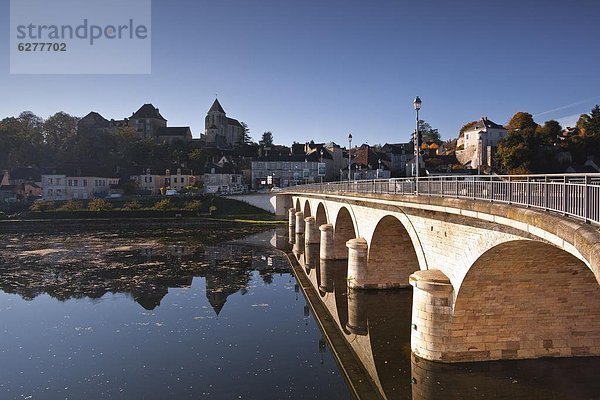 Frankreich  Europa  sehen  Stadt  Fluss  Loiretal
