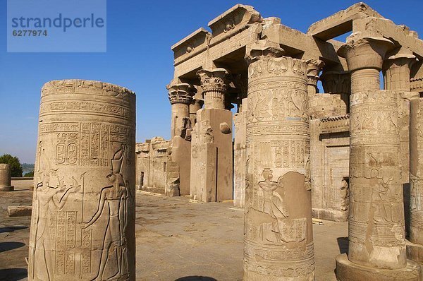 Tempel des Sobek und Haroeris  Kom Ombo  Ägypten  Nordafrika  Afrika