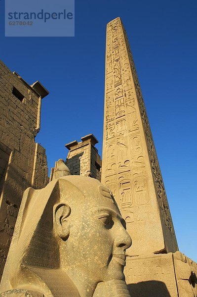 Nordafrika  Statue  UNESCO-Welterbe  Afrika  Ägypten  Obelisk