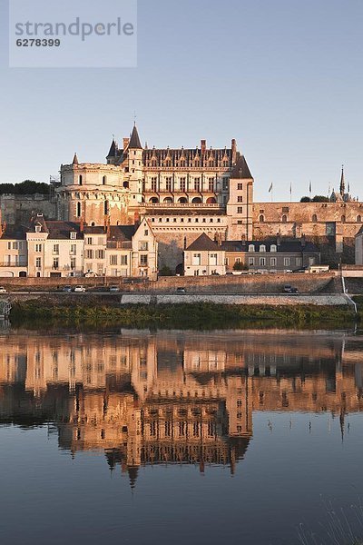 Wasser  Frankreich  Europa  Spiegelung  Fluss  UNESCO-Welterbe  Loire  Amboise  Indre-et-Loire  Loiretal