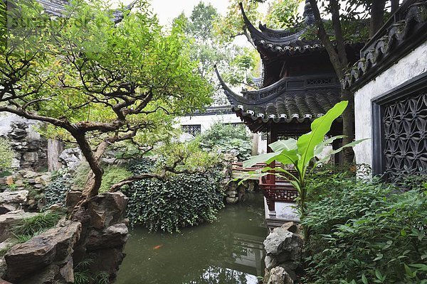 Attraktivität  Tourist  Garten  reparieren  1  China  Asien  Jahrhundert  Nanshi  Shanghai