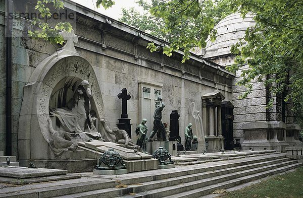 Denkmal  Budapest  Hauptstadt  Europa  innerhalb  Katakombe  Friedhof  Ungarn