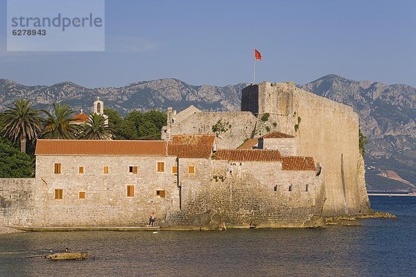 Europa  sehen  Wand  Strand  Stadt  Balkan  Montenegro  alt