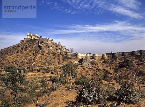 Hügel  Festung  übergroß  Asien  Jahrhundert  Indien  Rajasthan