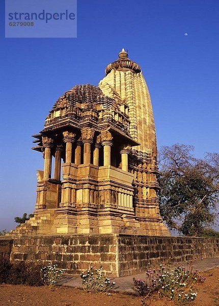 Anschnitt  bauen  UNESCO-Welterbe  Tempel  Asien  Indien  Khajuraho  Madhya Pradesh